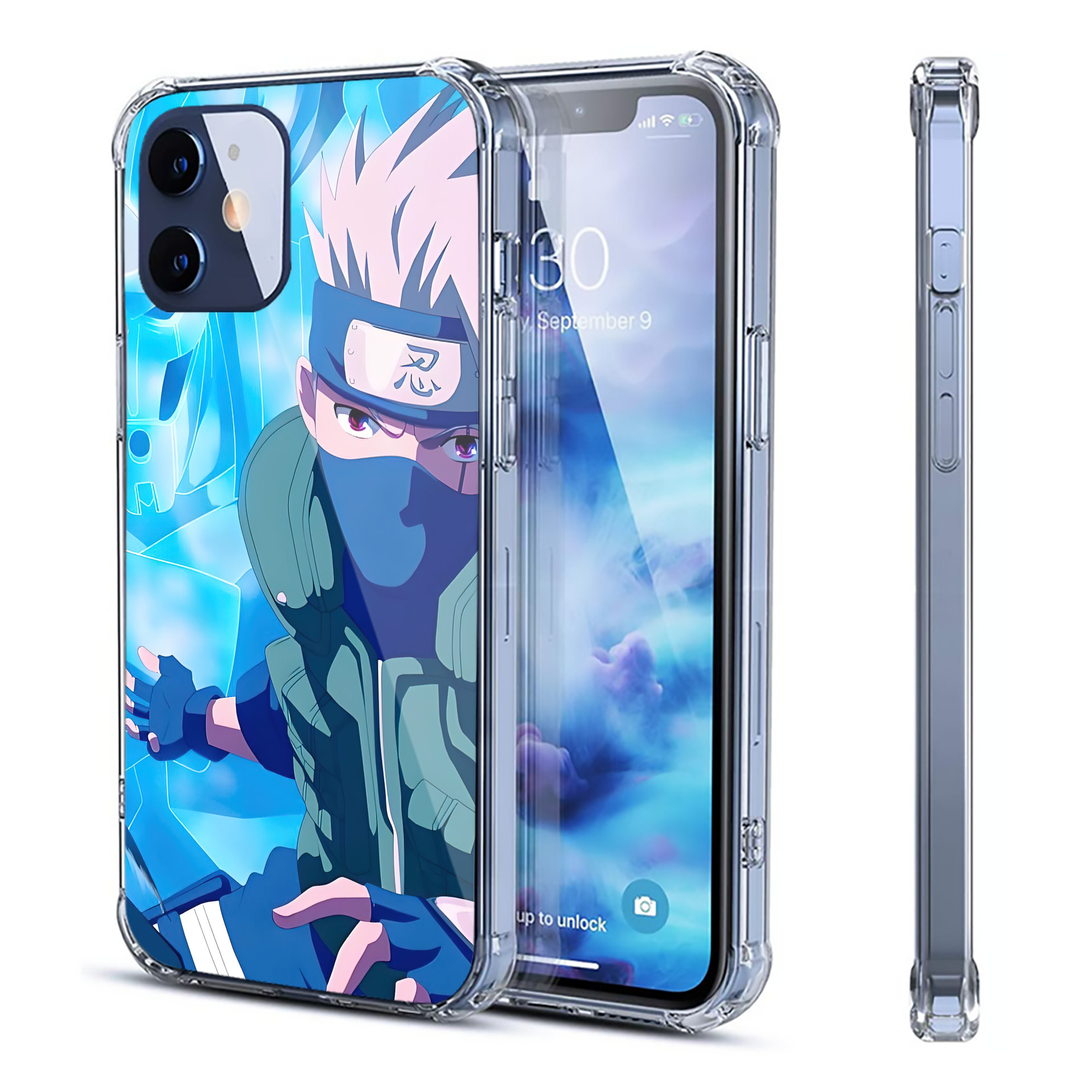 （画像用） NARUTO -ナルト- NARUTO -ナルト- 疾風伝 【iPhone 12シリーズ対応】透明スマホケース（クリアソフトケース）